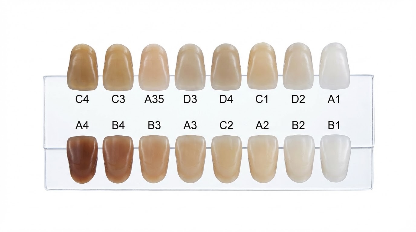 専門医療用ホワイトニング剤シェードガイド